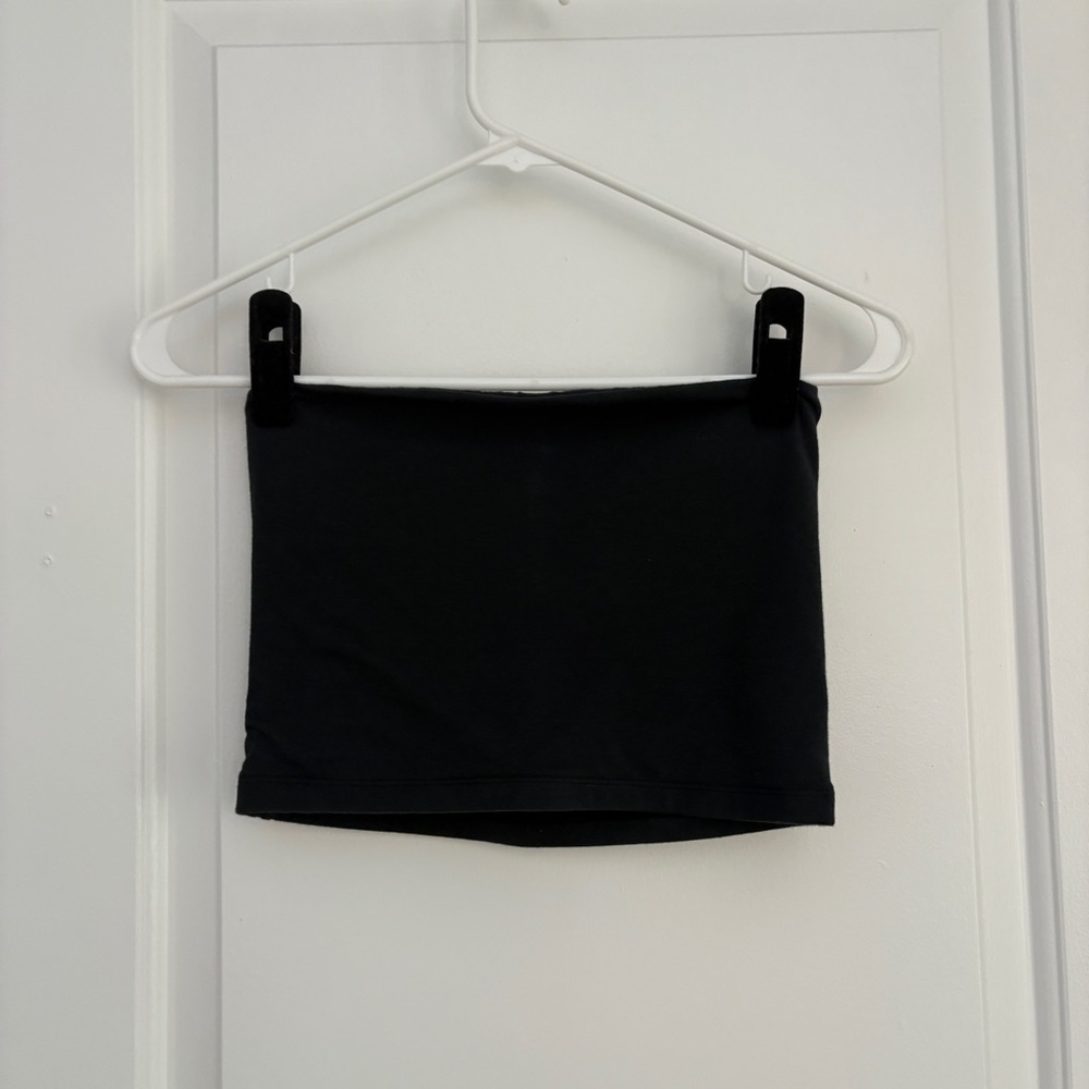 Brandy Melville Black Strapless Tube Top